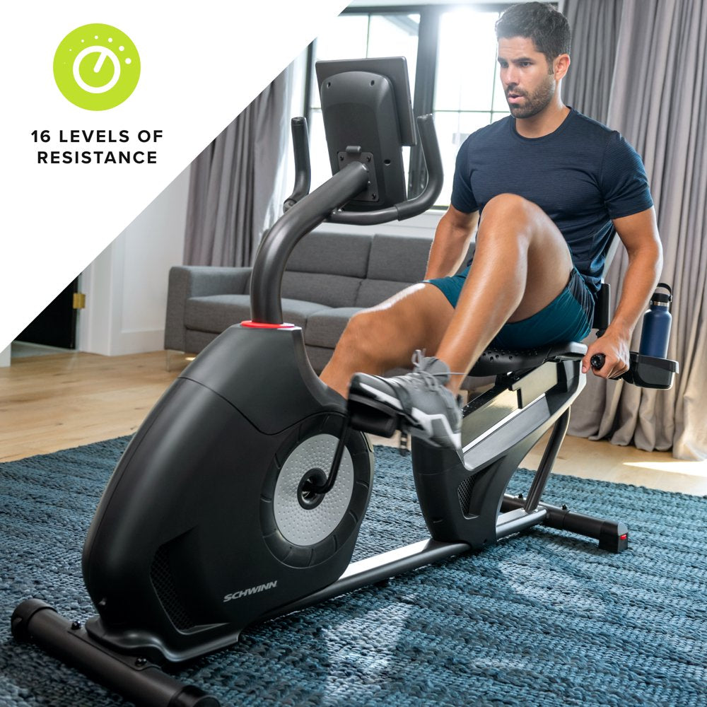 230 Recumbent Exercise Bike with Explore the World and Zwift Compatibility